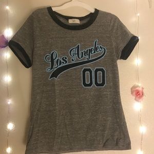 Gray Los Angeles tee